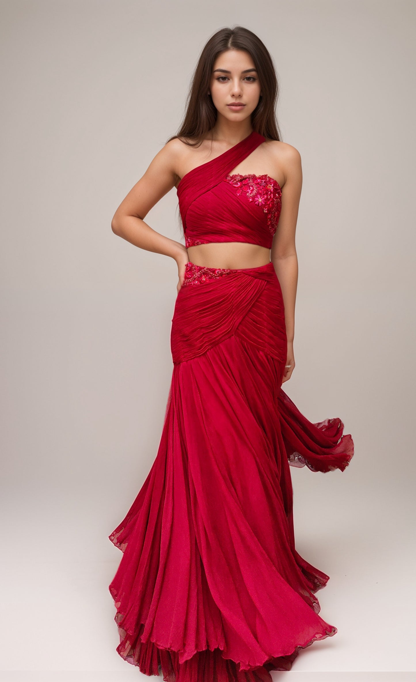 Indo Western Lehenga